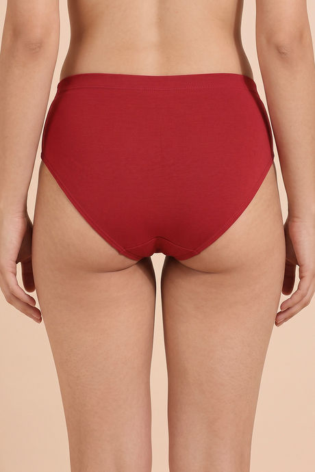 Zivame Full Coverage Medium Rise Hipster Panty (Pack of 3) - Multicolor — image 8